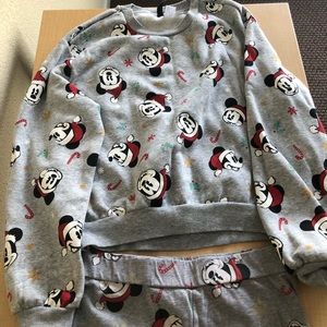 H&M Mickey Mouse Pj Set